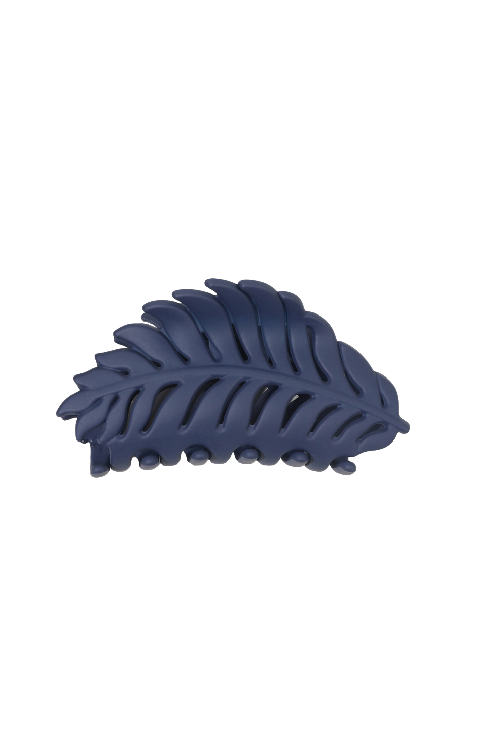 Tropical Leaf Frosted Hair Claw Clip