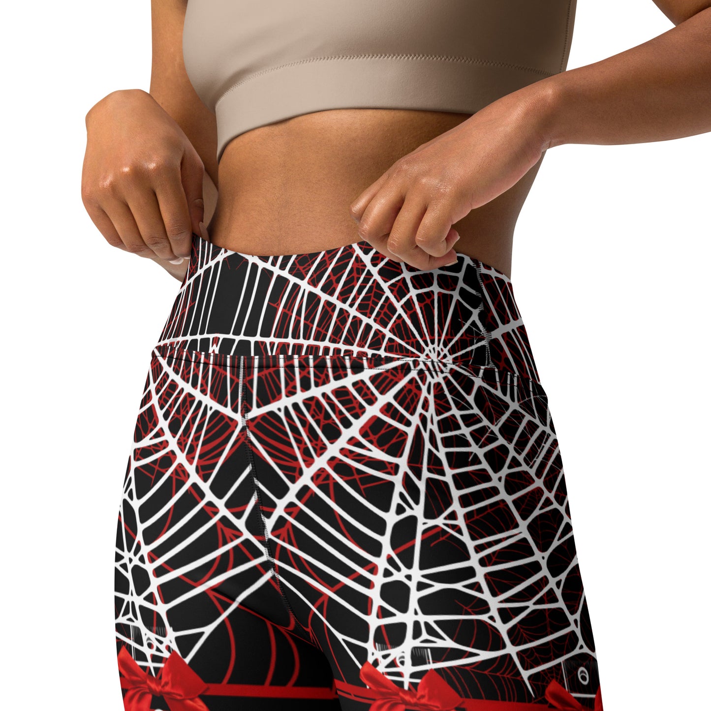 Womens Spider Web Leggings - Gothic Legging, Rave Leggings, Punk Leggings(Size XS-XL)